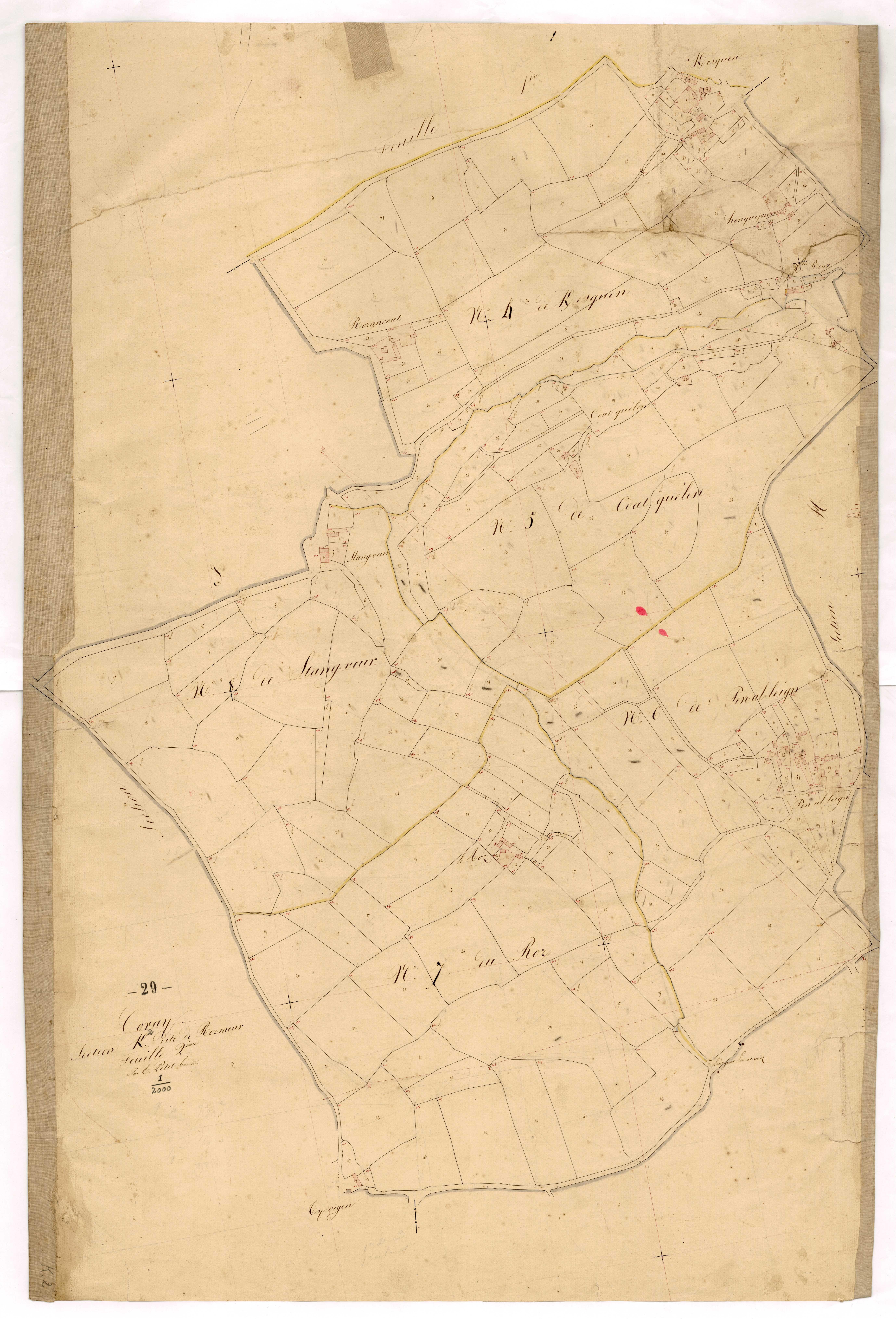 Section K 2 de Rosmeur.