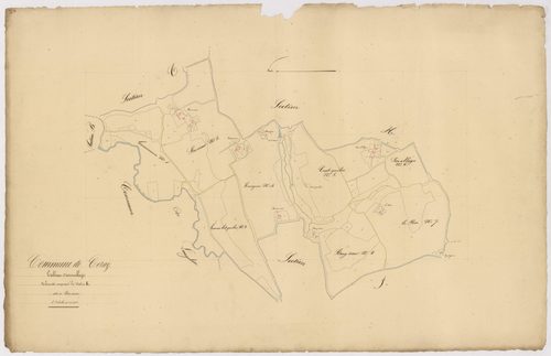 Tableau d'assemblage de la section K.
