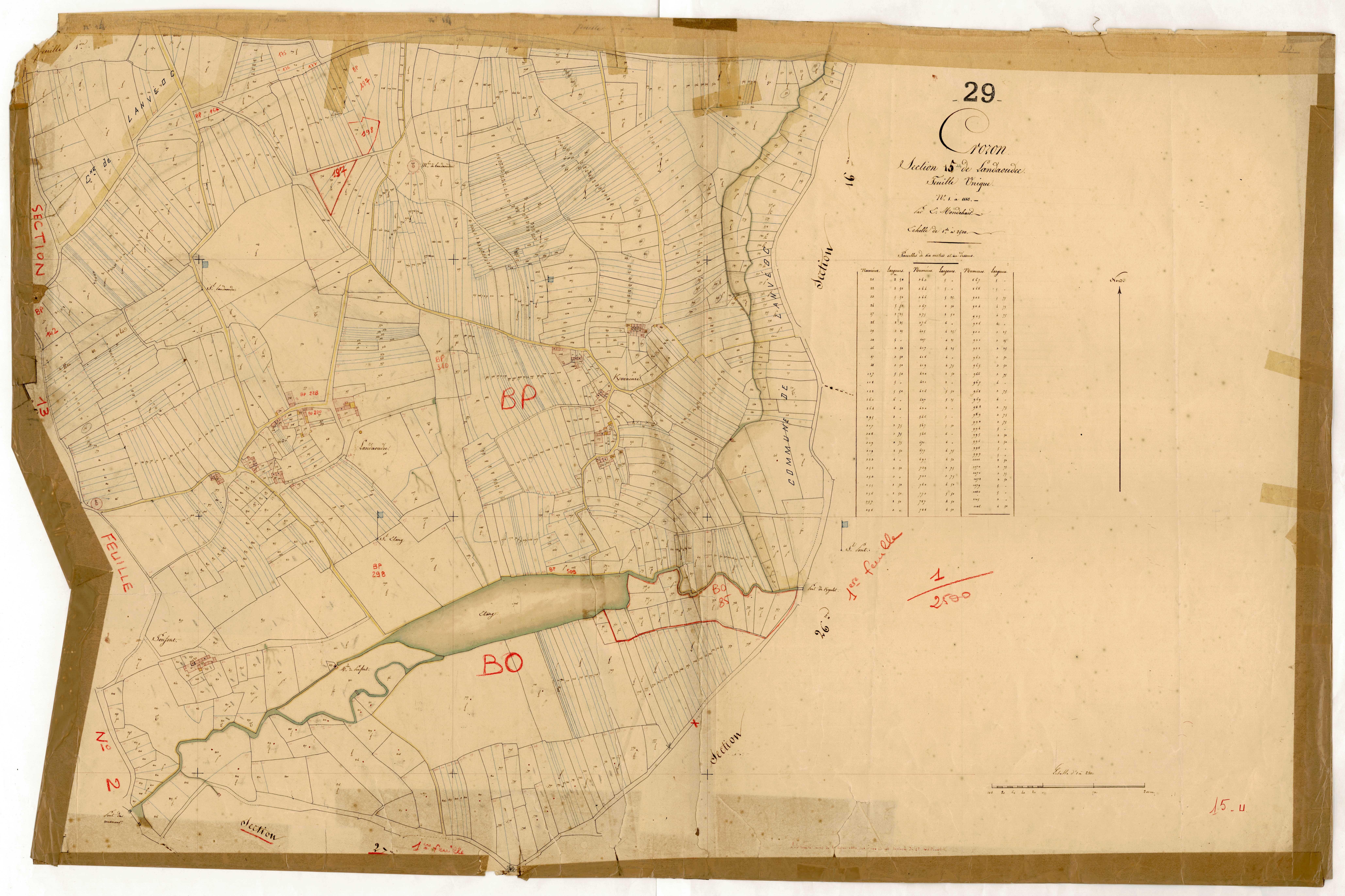 Section 15-1 de Landaoudec.
