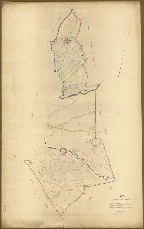 Sections G, H, D.