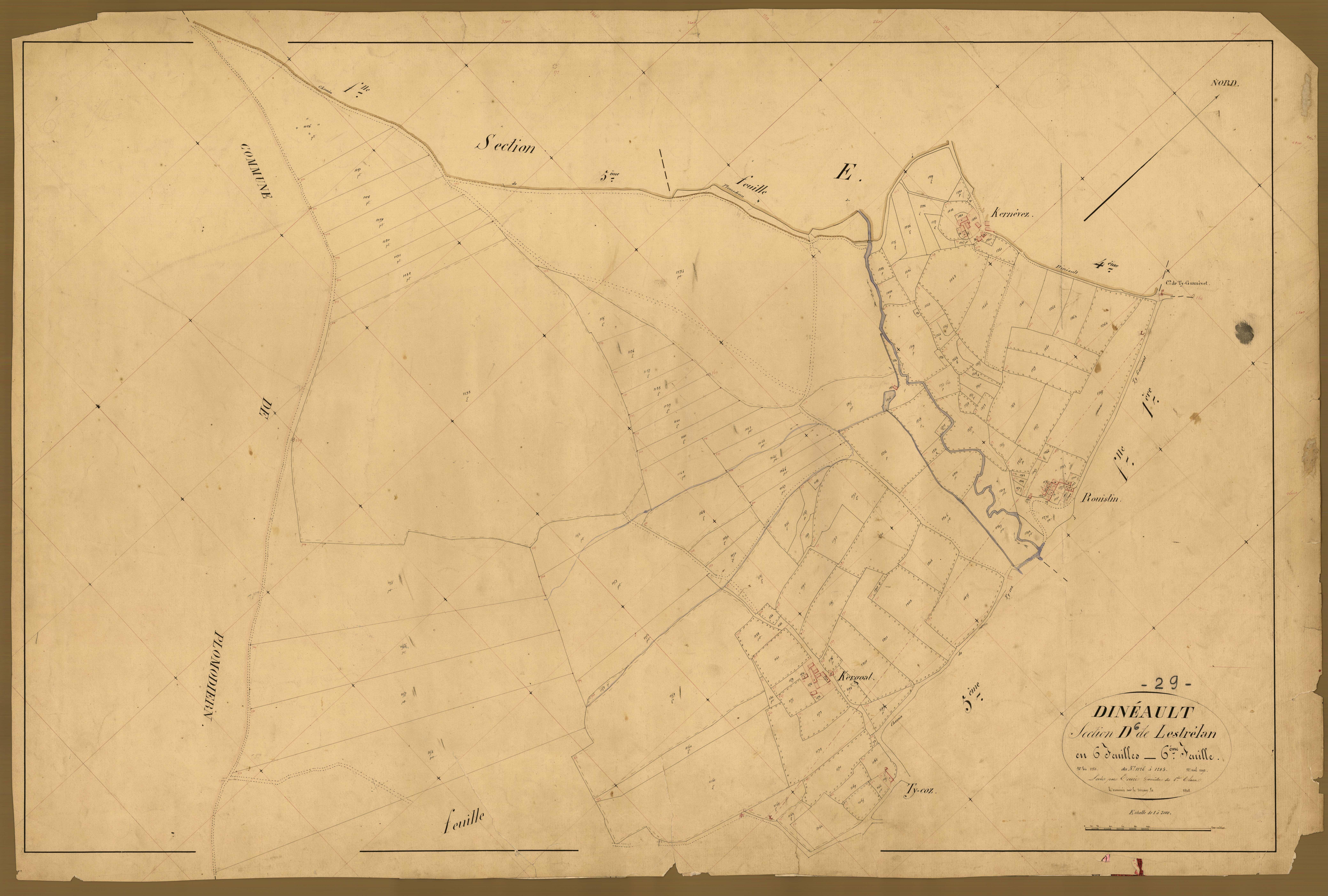 Section D 6 de Lestrélan.