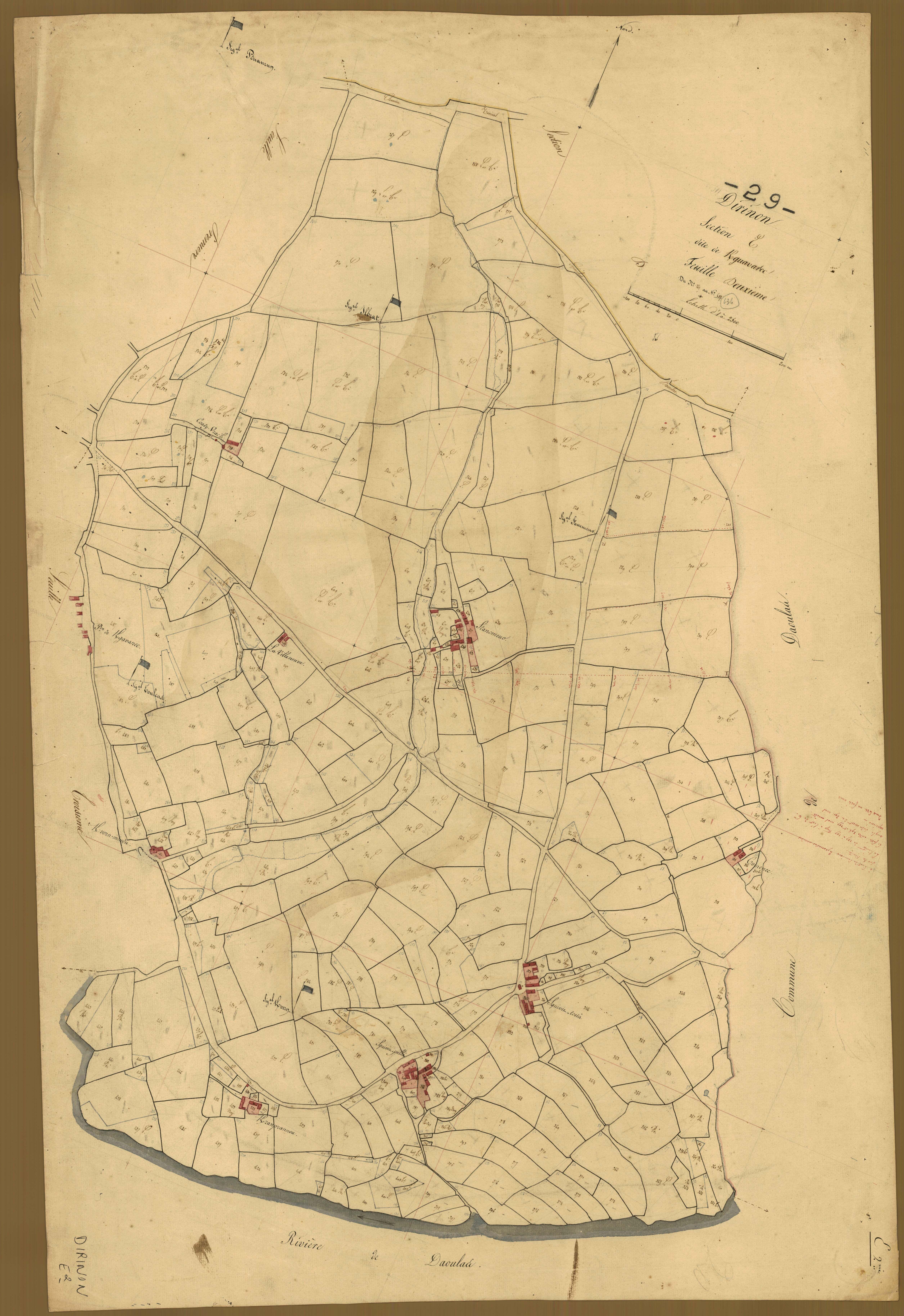 Section E 2 de Kergavarec.