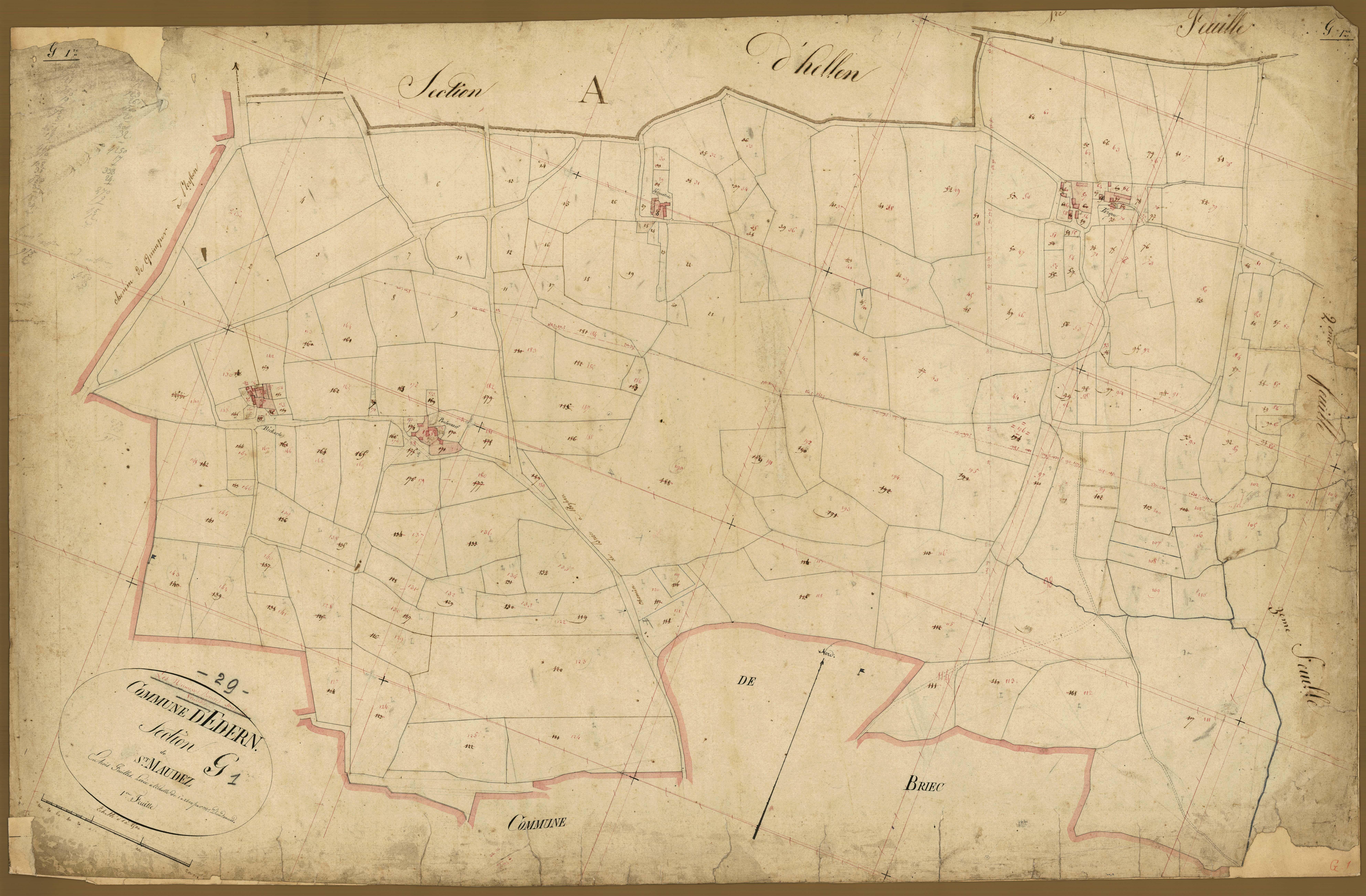 Section G 1 de Saint-Maudez.