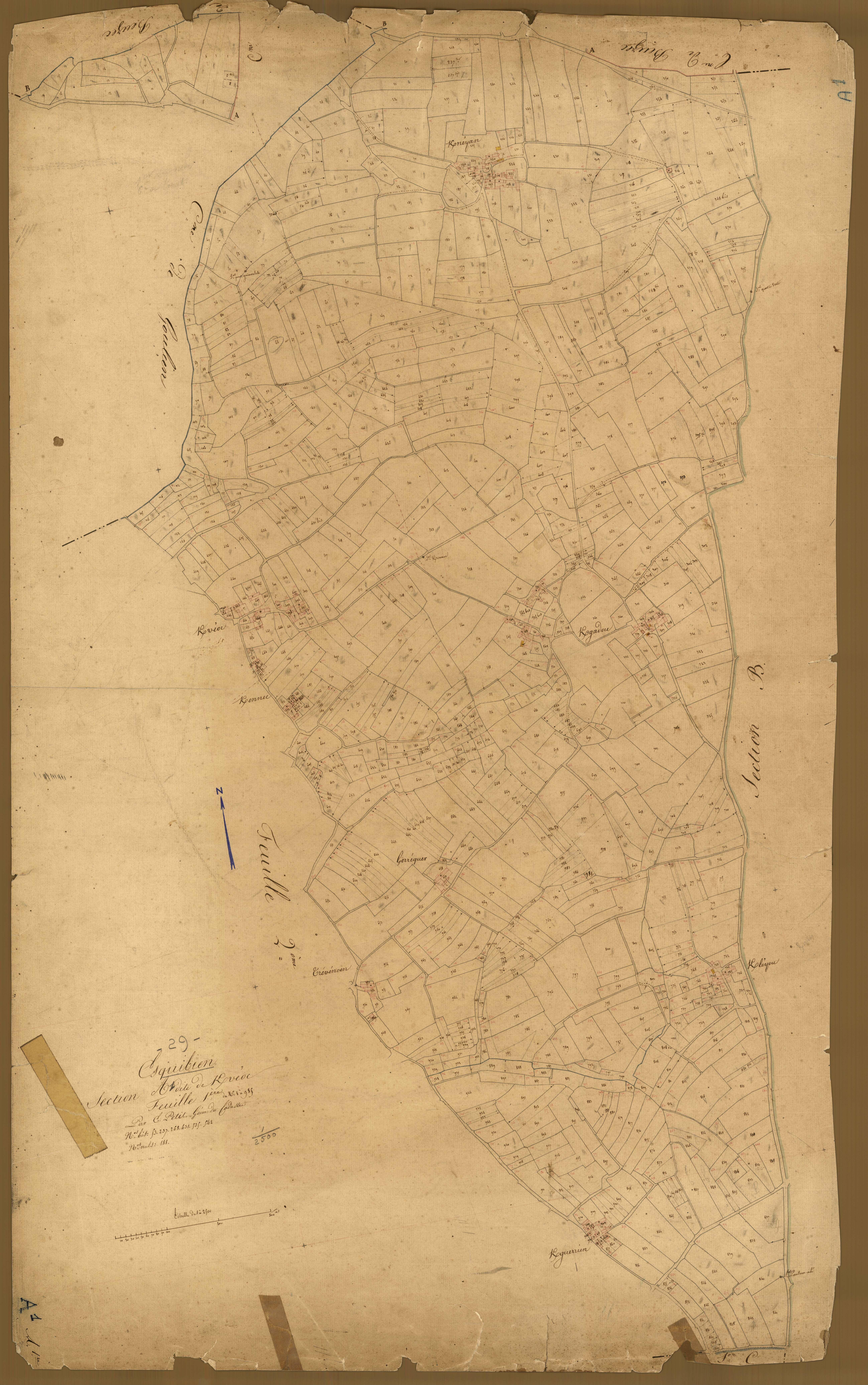 Section A 1 de Kervéoc.