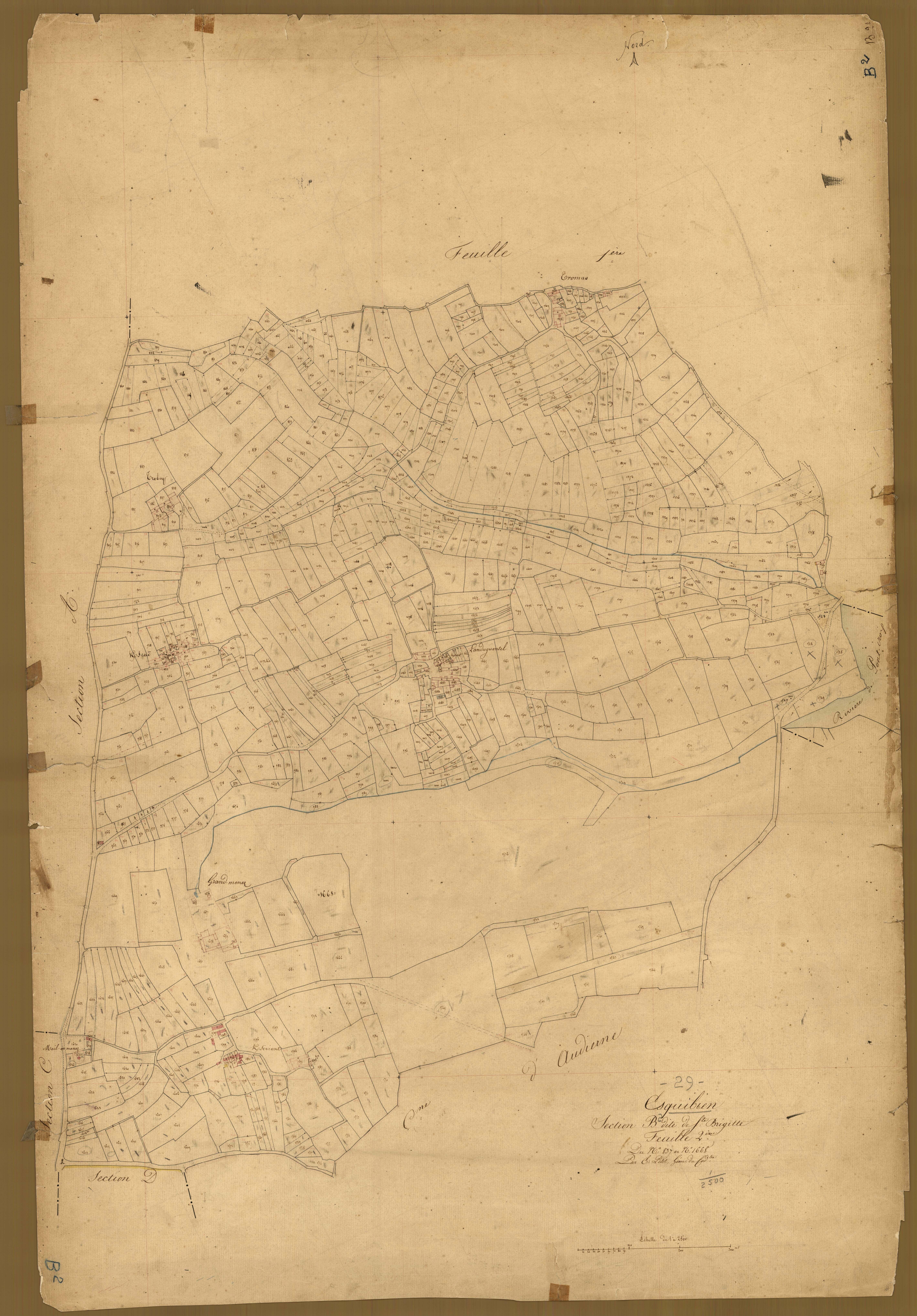 Section B 2 de Sainte-Brigitte.