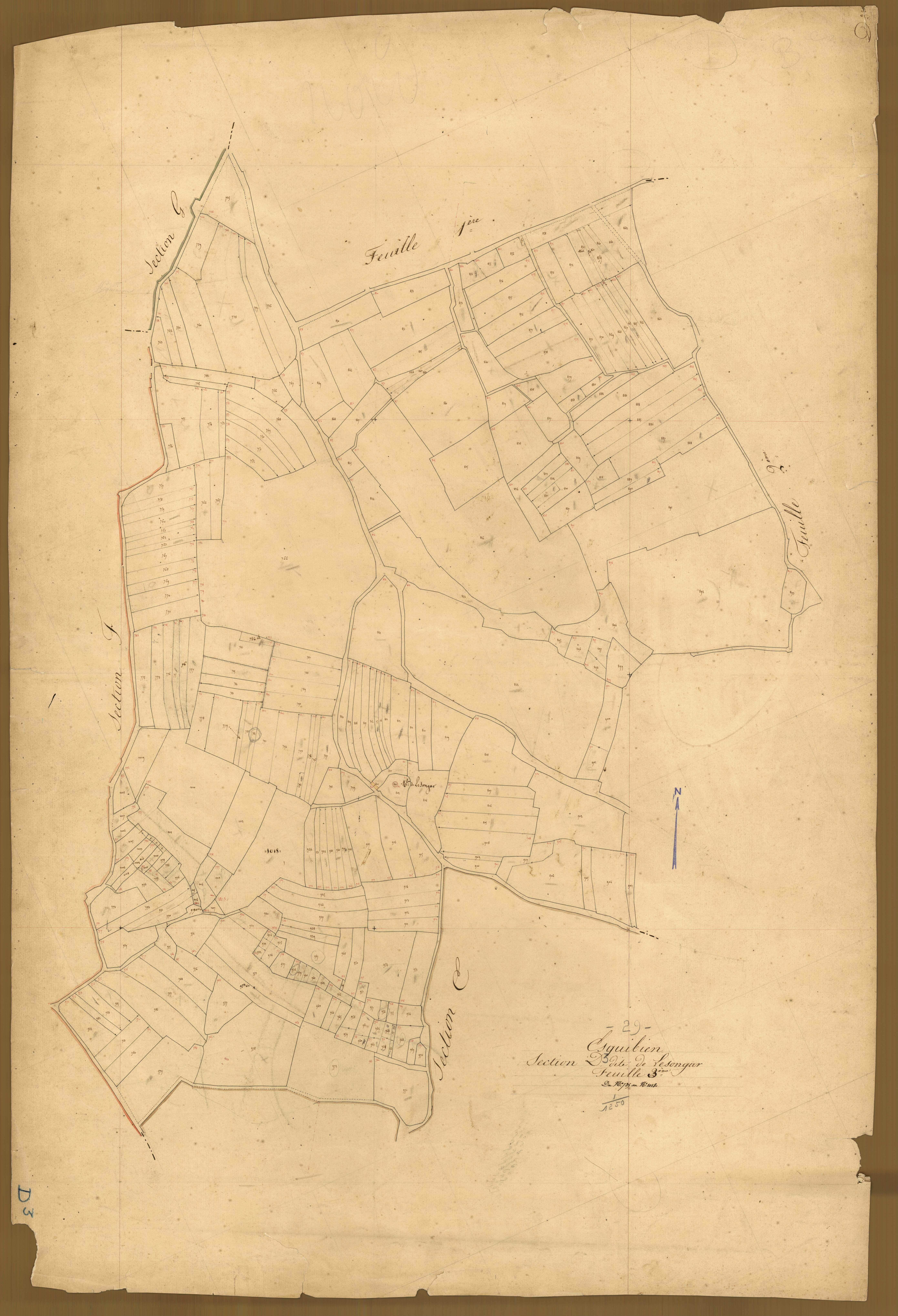 Section D 3 de Lezongar.