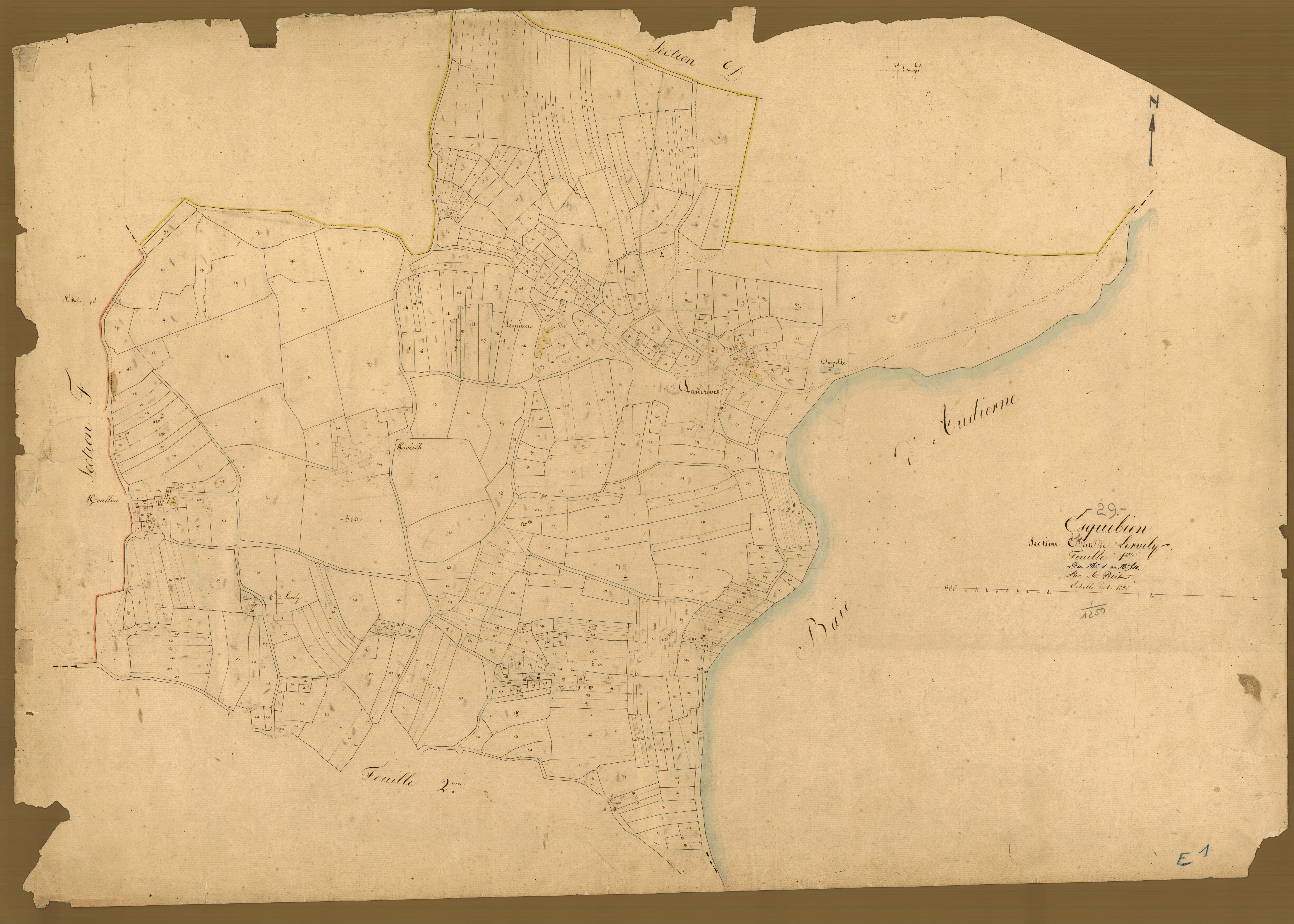 Section E 1 de Lervily.