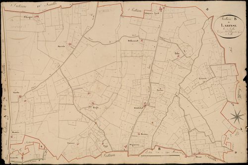 Aillas - -Section B feuille 4 : Labeyse