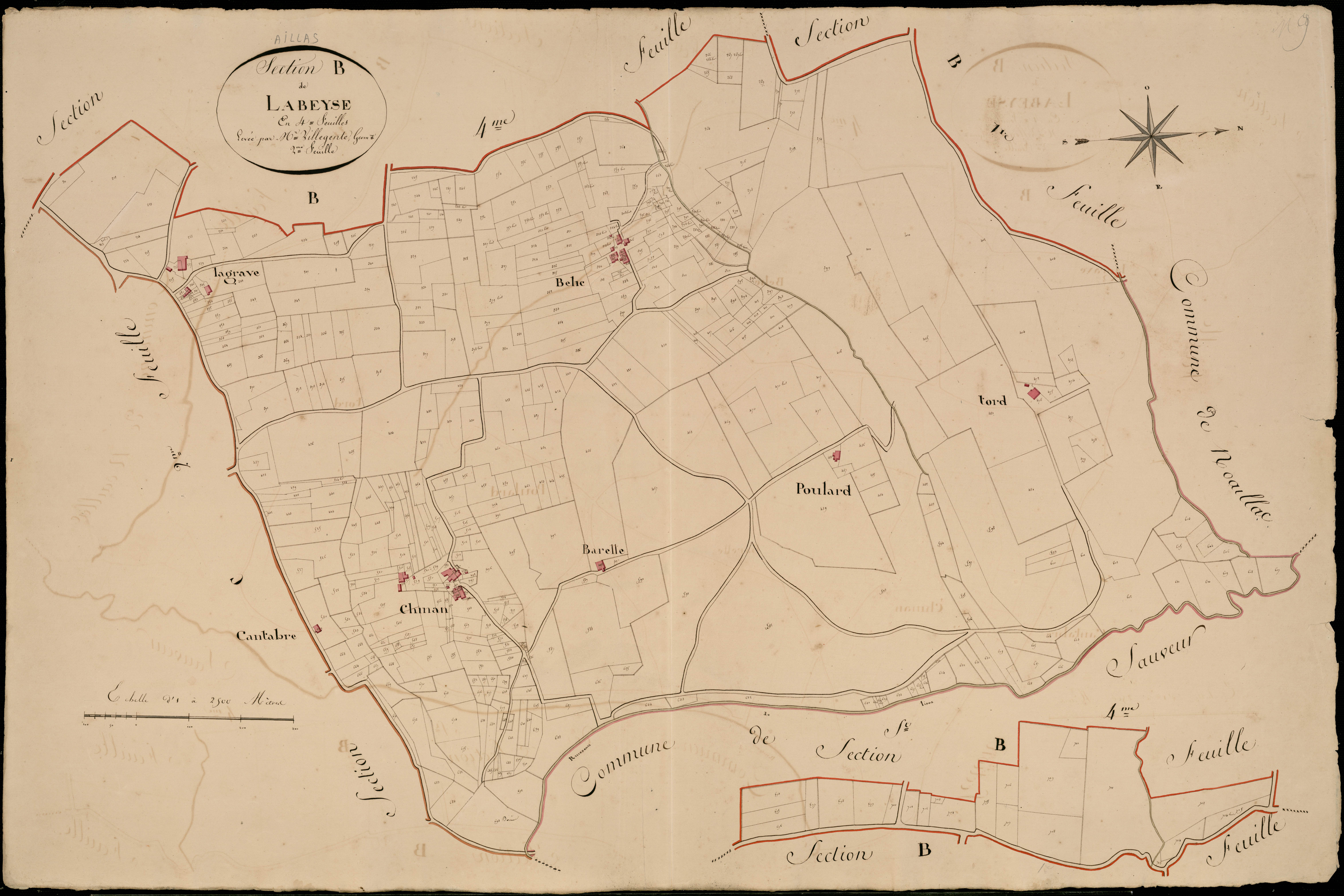 Aillas - -Section B feuille 2 : Labeyse