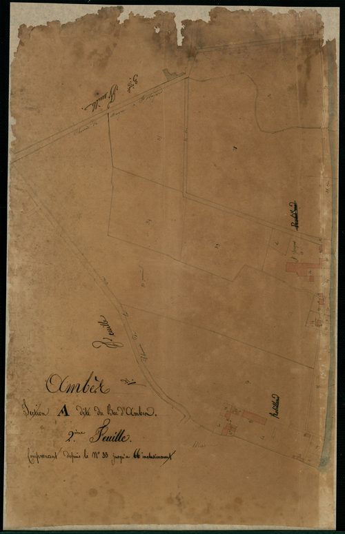 Ambès - -Section A feuille 2 : Le Bec-d'Ambès