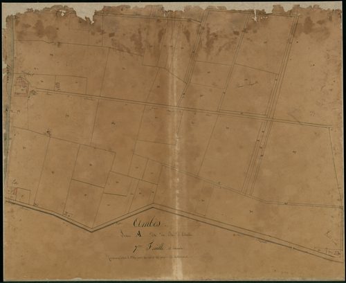 Ambès - -Section A feuille 7 : Le Bec-d'Ambès