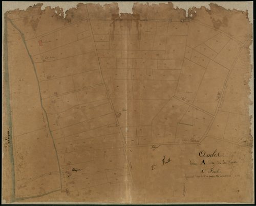 Ambès - -Section A feuille 3 : Le Bec-d'Ambès