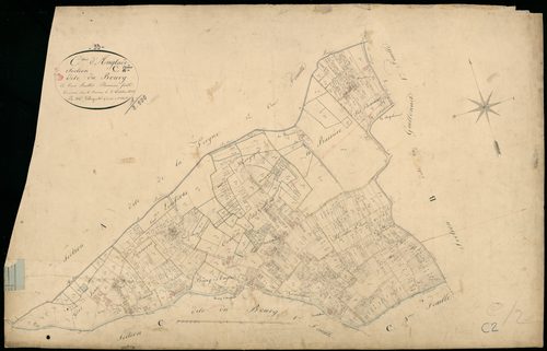 Anglade - -Section C feuille 2 : Le Bourg