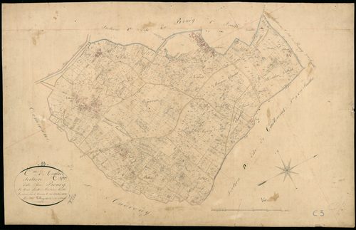 Anglade - -Section C feuille 3 : Le Bourg