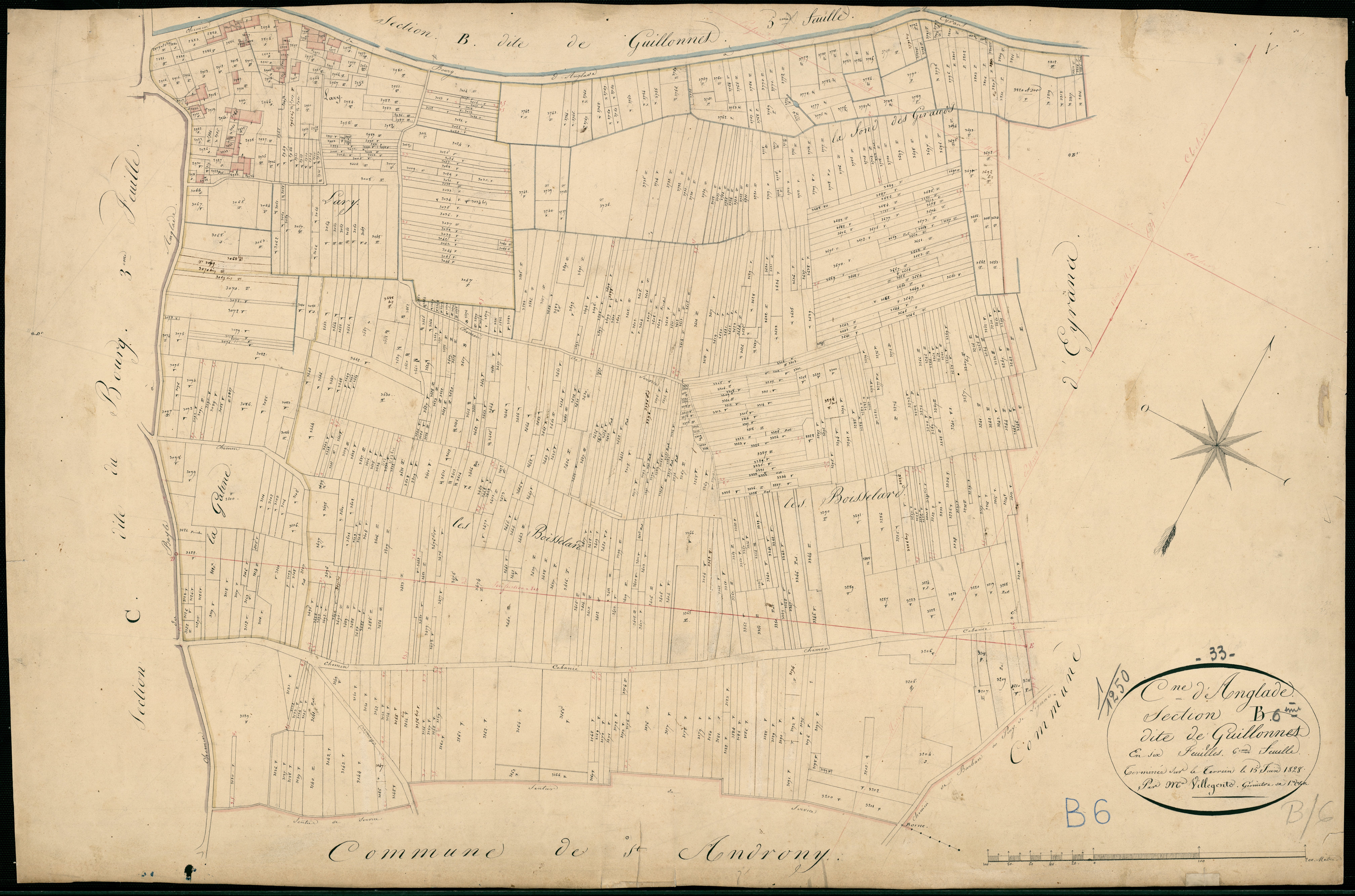 Anglade - -Section B feuille 6 : Guillonnet