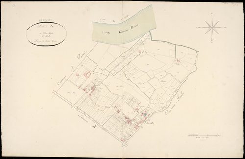 Arbanats - -Section A feuille 1 :
