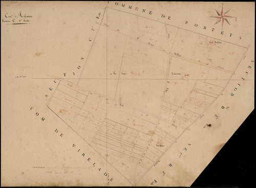 Arbanats - -Section C feuille 1 :