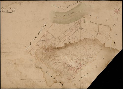 Arbanats - -Section A feuille 1 :