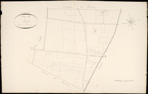 Arbanats - -Section C feuille 1 :