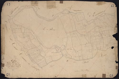 Arbis - -Section C feuille 1 : Château-de-Benauge