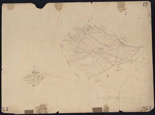 Arbis - -Section C feuille 2 : Château-de-Benauge