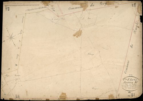 Arès - -Section B feuille 1 : Les Landes