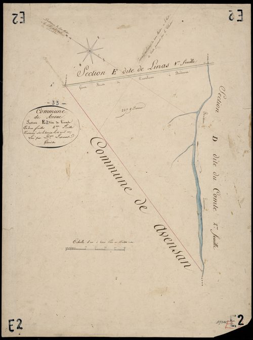 Arsac - -Section E feuille 2 : Le Linas