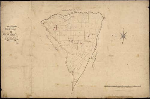 Artigues-près-Bordeaux - -Section B feuille 2 : Le Tertre