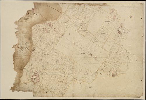 Artigues-près-Bordeaux - -Section D feuille 1 :