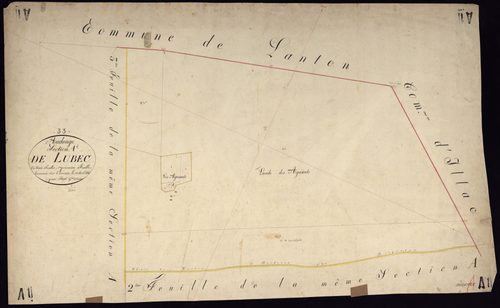 Audenge - -Section A feuille 1 : Lubec