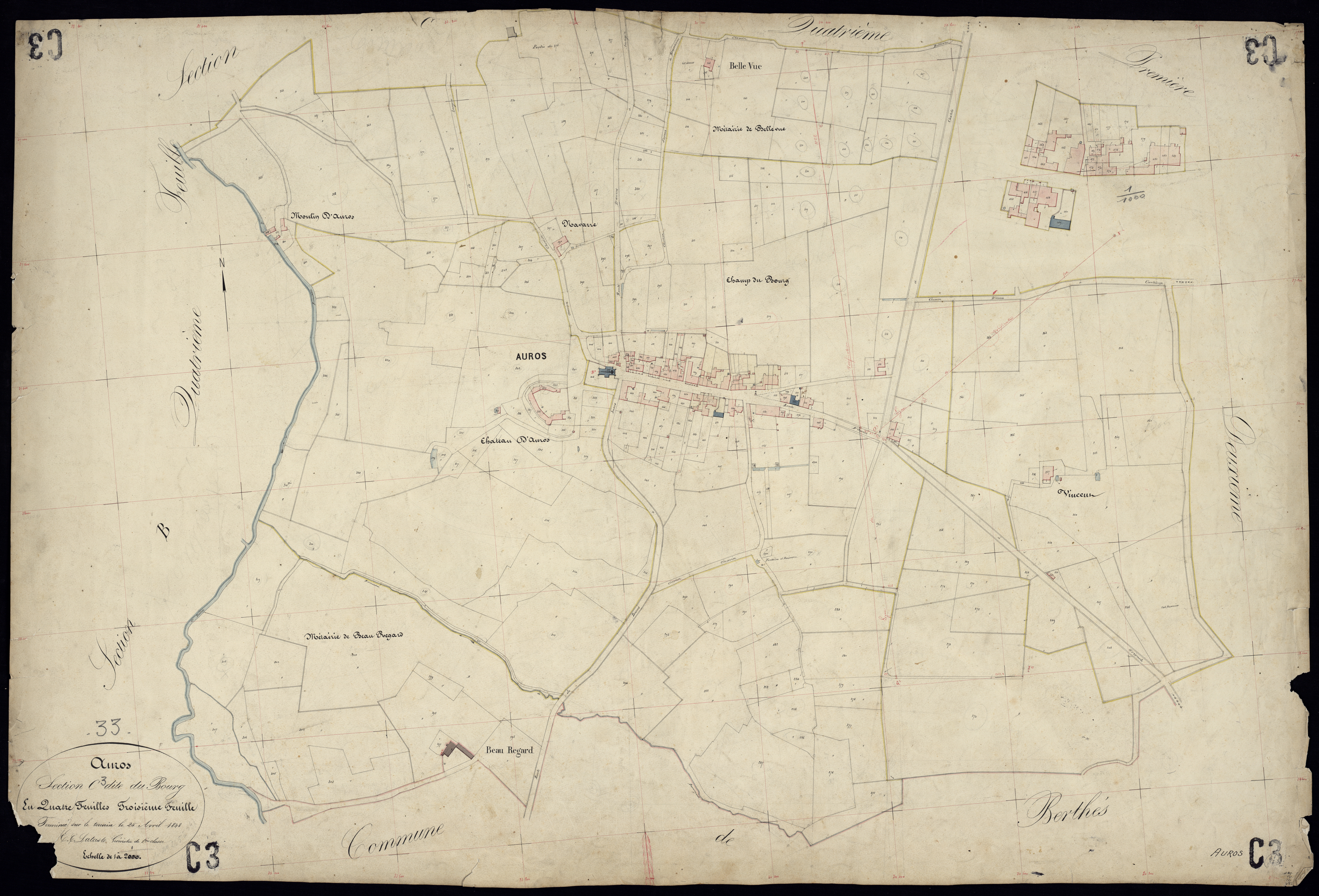 Auros - -Section E feuille 2 : Canteloup