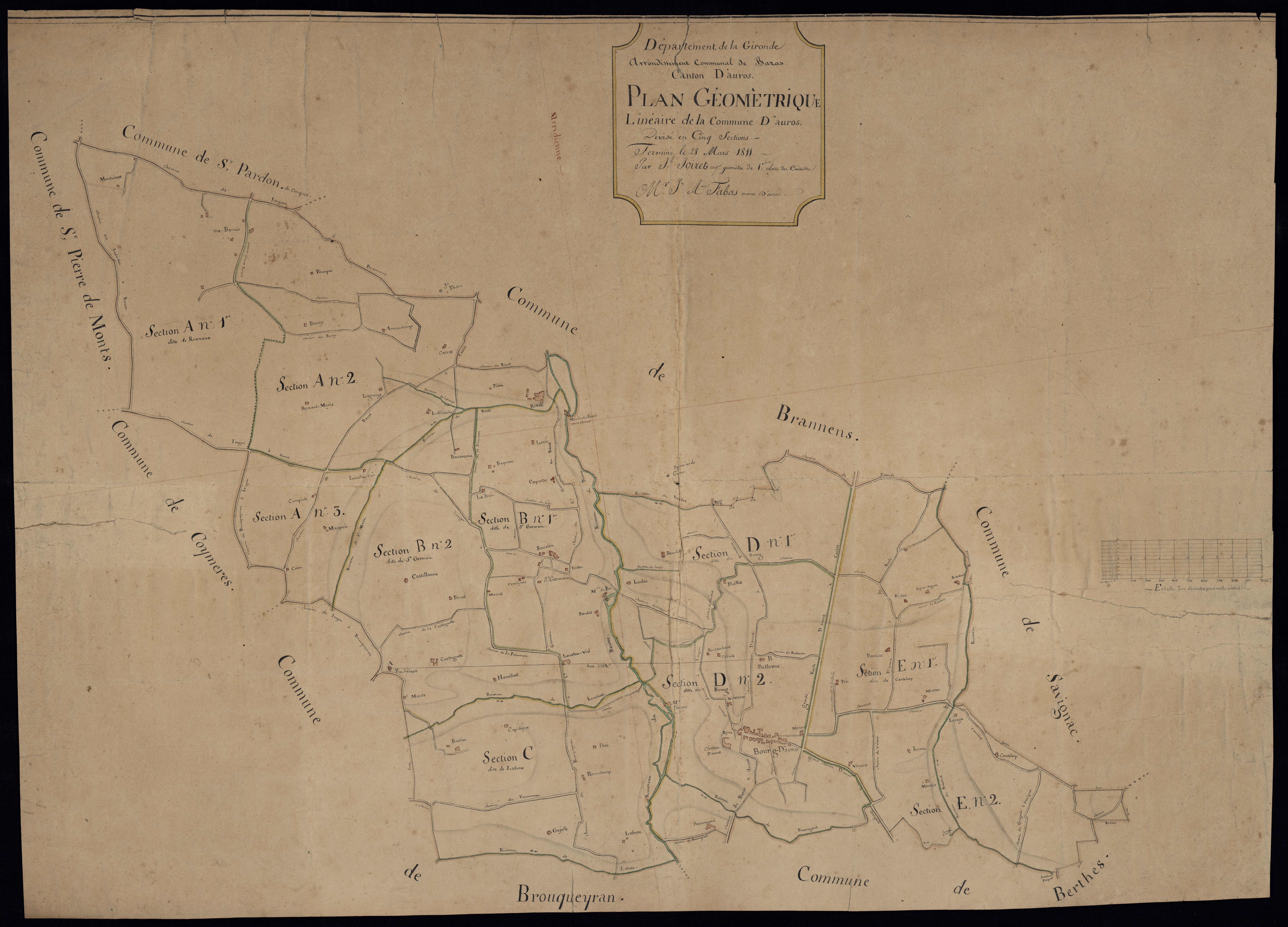 Auros - -Section A feuille 1 : Ruenave