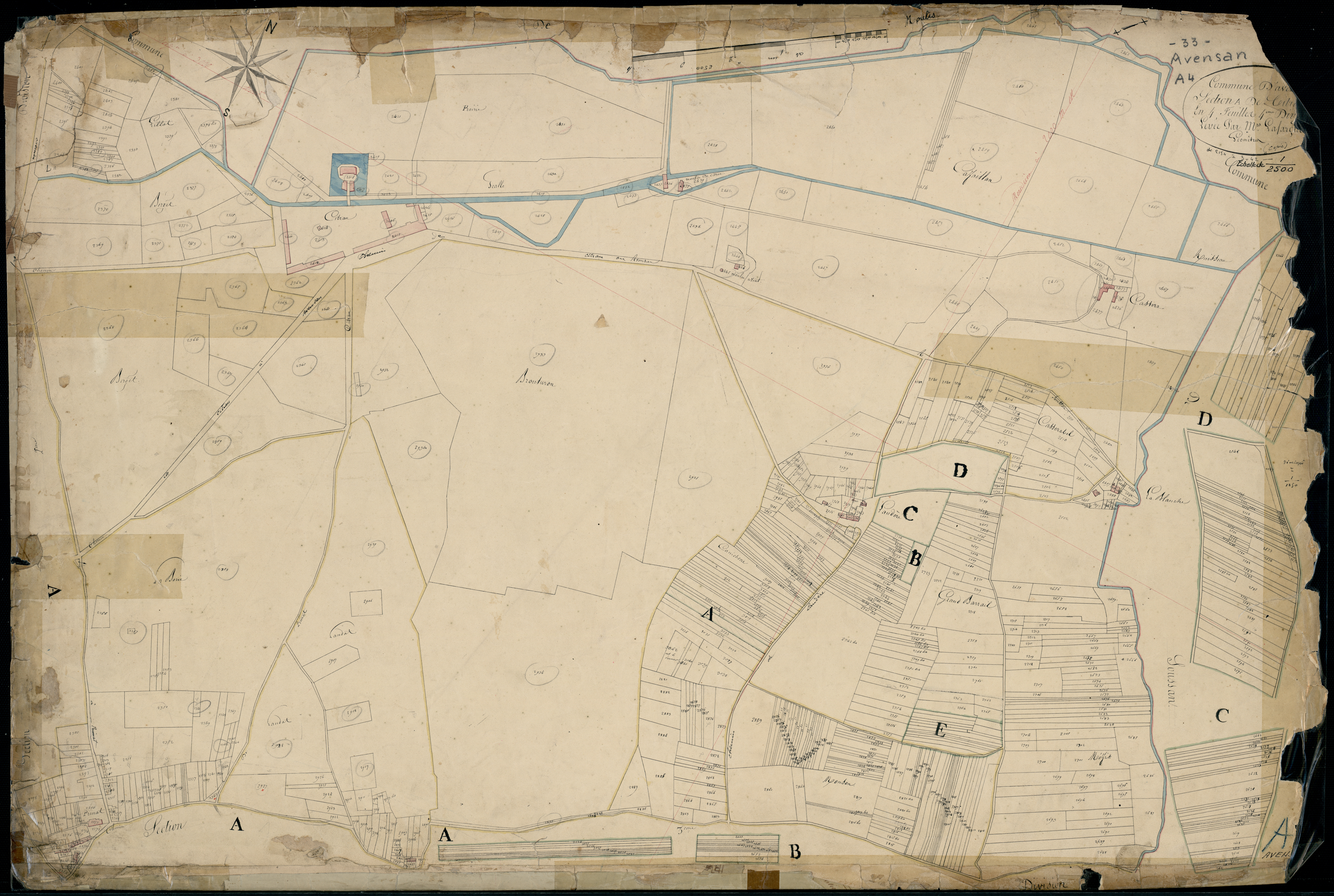 Avensan - -Section A feuille 4 : Citran