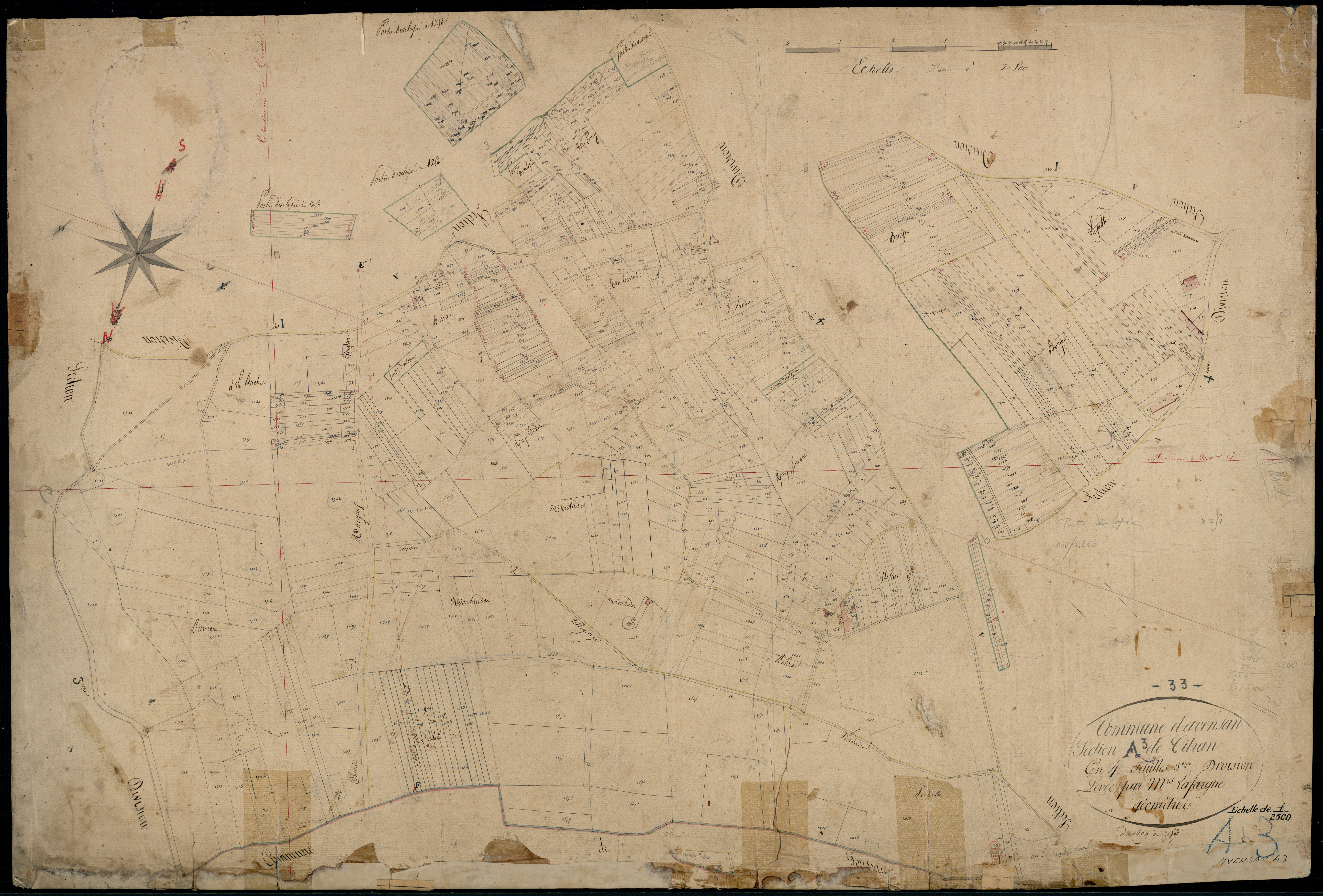 Avensan - -Section A feuille 3 : Citran