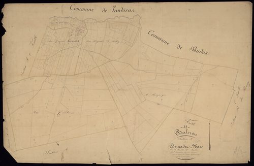 Balizac - -Section A feuille 2 : Bernadet et Hat
