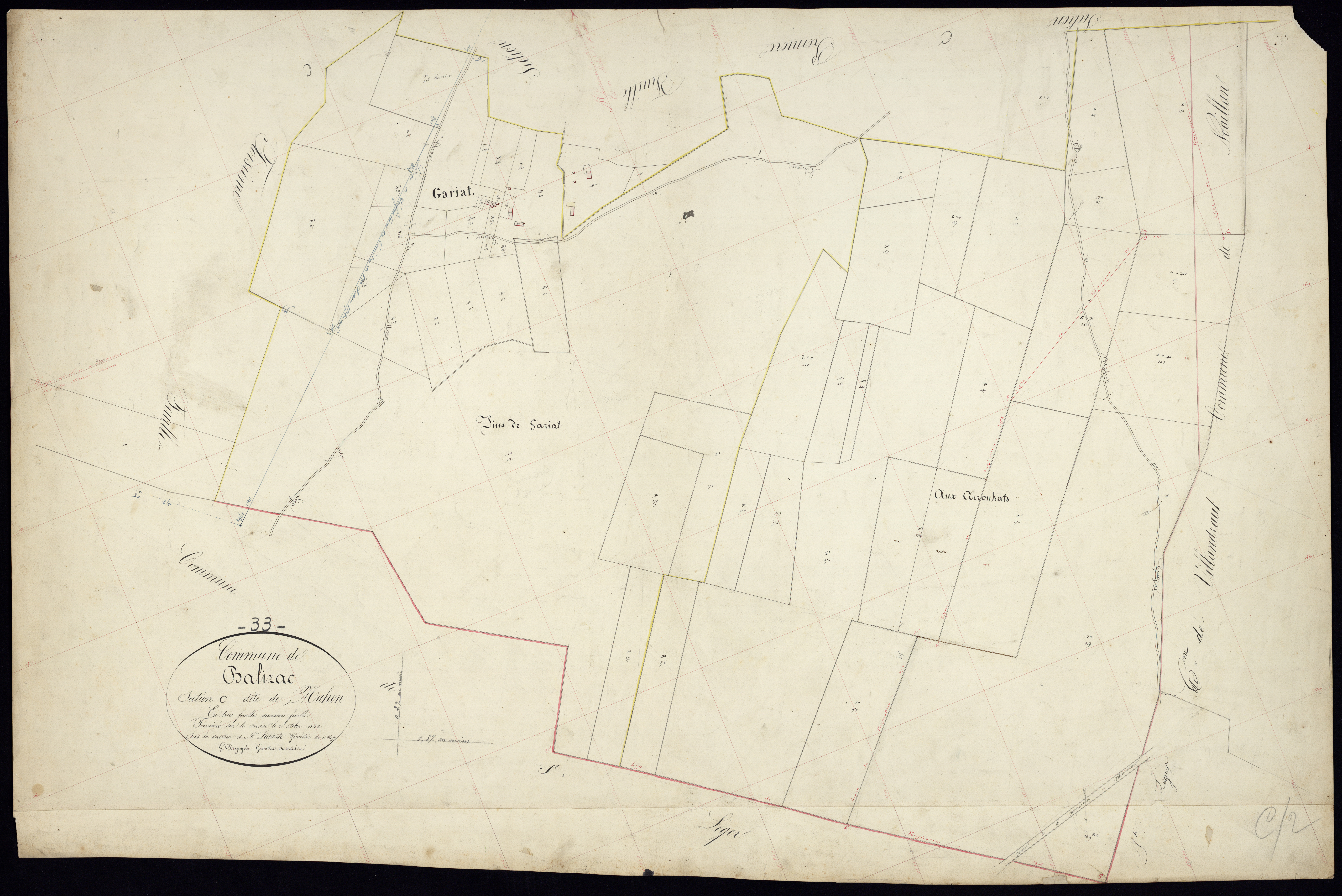 Balizac - -Section C feuille 2 : Mahon