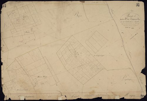 Le Barp - -Section D feuille 6 : Haureuils