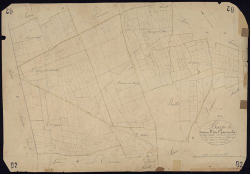 Le Barp - -Section D feuille 2 : Haureuils