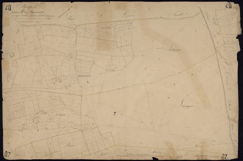 Le Barp - -Section D feuille 7 : Haureuils