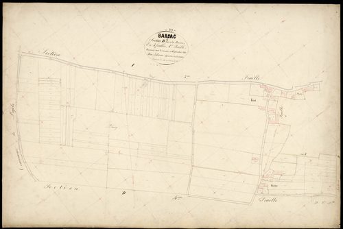 Barsac - -Section D feuille 1 : La Pinesse