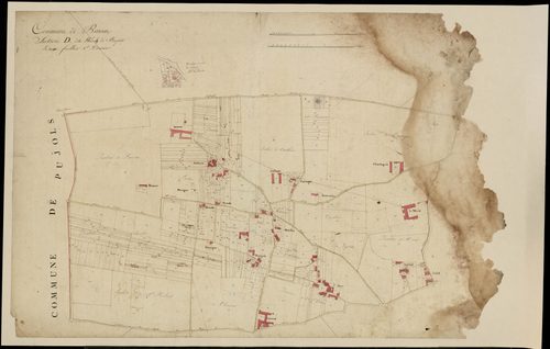 Barsac - -Section D feuille 1 : Barejats