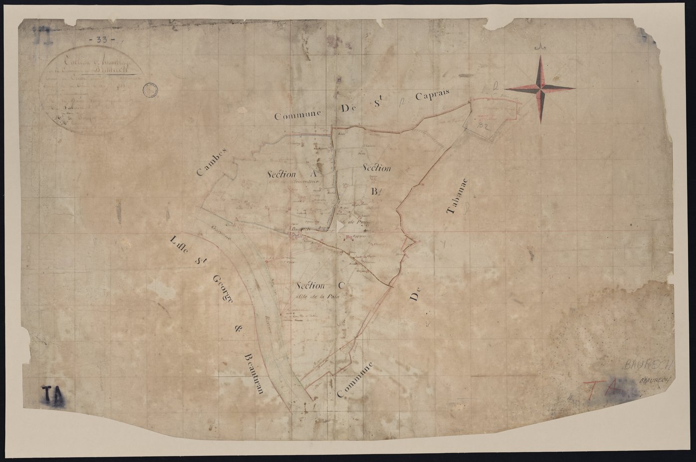 Baurech - -Tableau d'assemblage