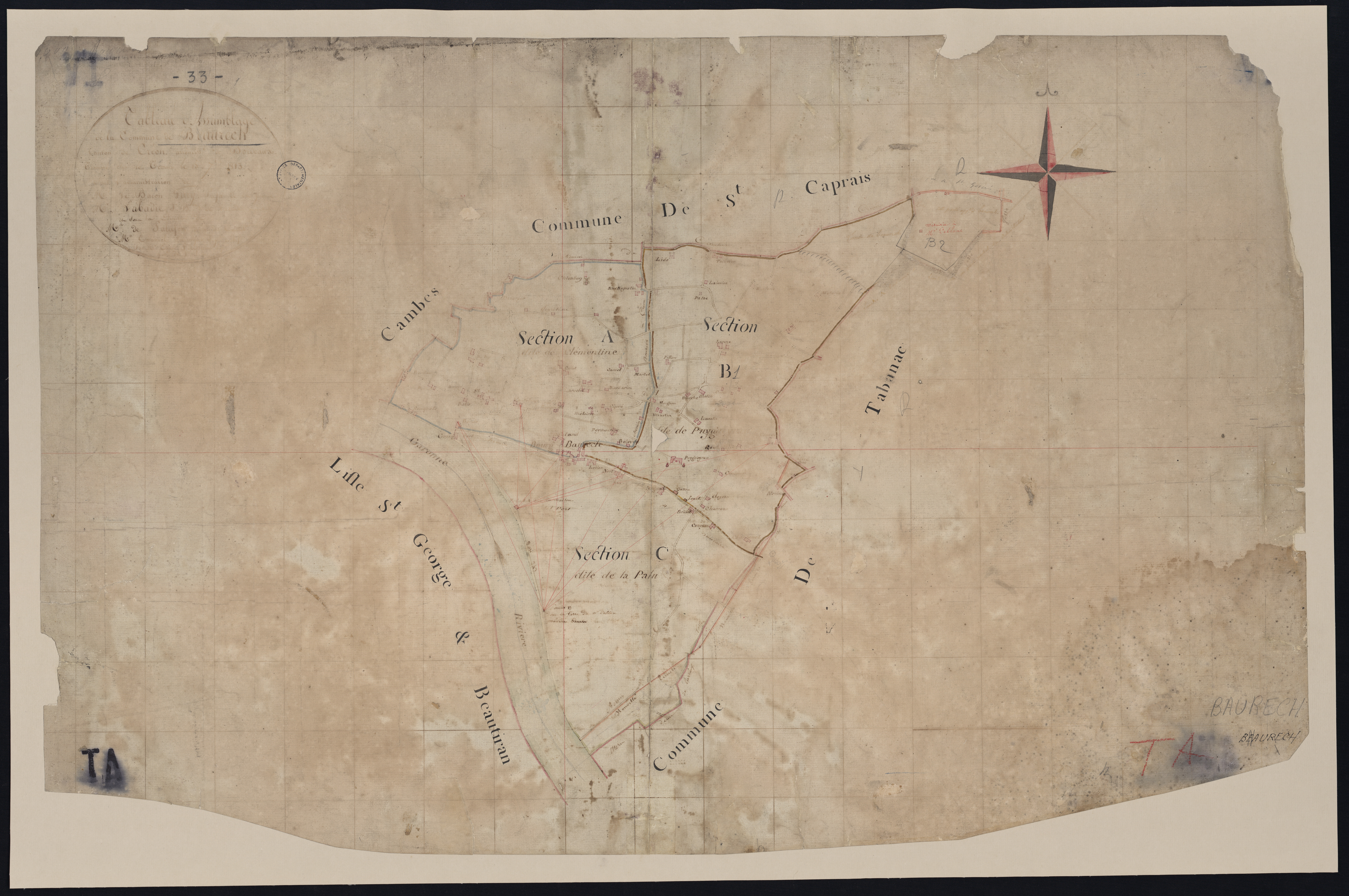 Baurech - -Tableau d'assemblage