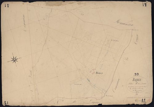 Bayas - -Section A feuille 1 : Les Landes
