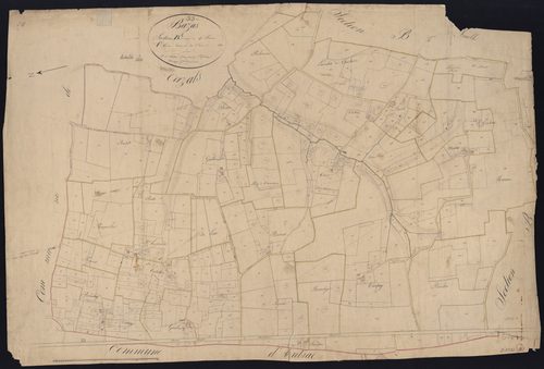 Bazas - -Section B feuille 1 : [Saint-Vincent]