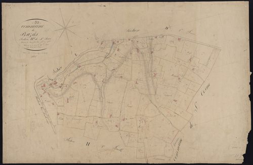 Bazas - -Section H feuille 1 : Saint-Jean