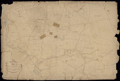Belin-Béliet - -Section B feuille 1 : L'Aurignolle-et-Marguit