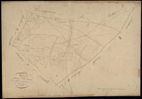 Belin-Béliet - -Section A feuille 2 : Le Bourg