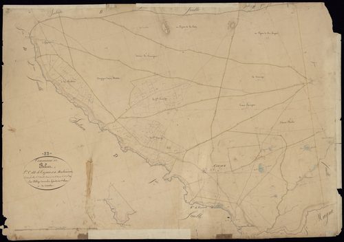 Belin-Béliet - -Section C feuille 1 : Cazaux-et-Montandrau