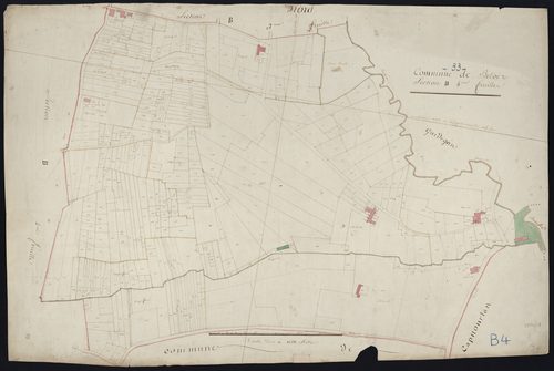 Belvès-de-Castillon - -Section B feuille 4 : non indiqué